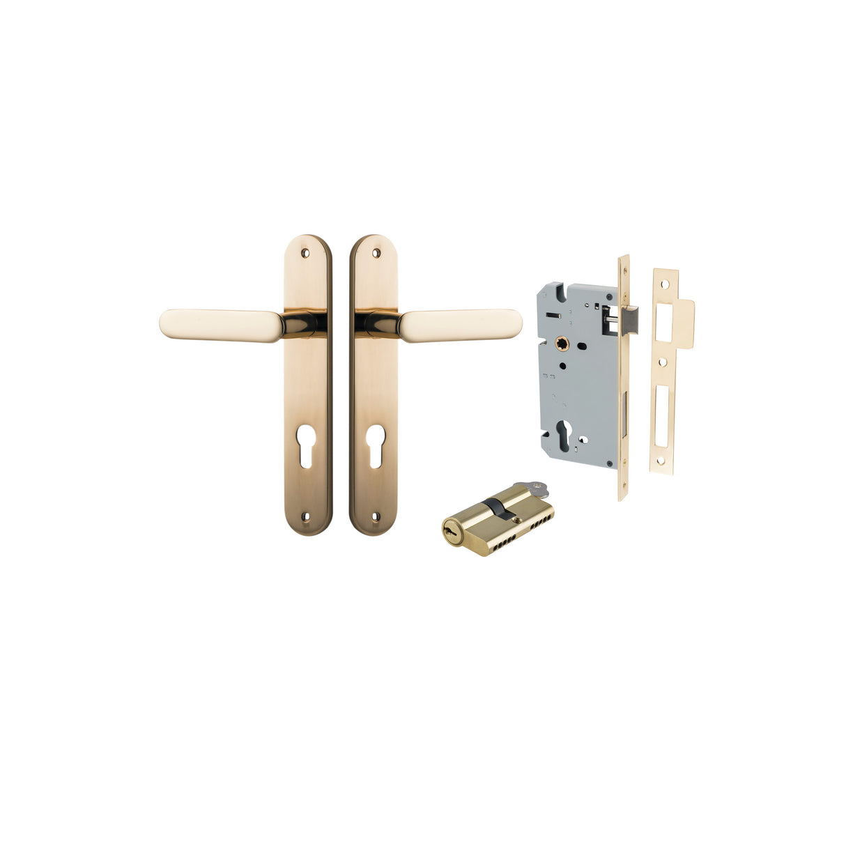 Iver Bronte Oval Backplate Lever - Complete Kits