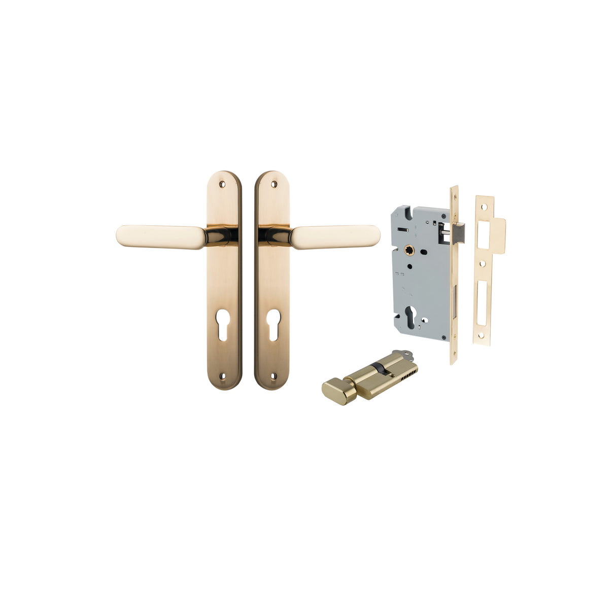 Iver Bronte Oval Backplate Lever - Complete Kits