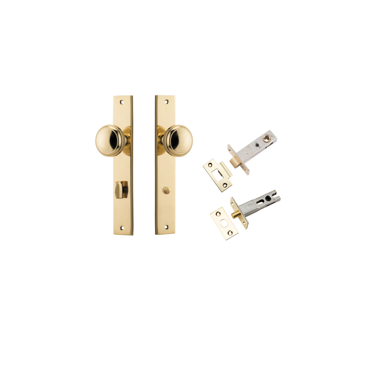 Iver Paddington Knob Rectangular Backplate - Complete Kits