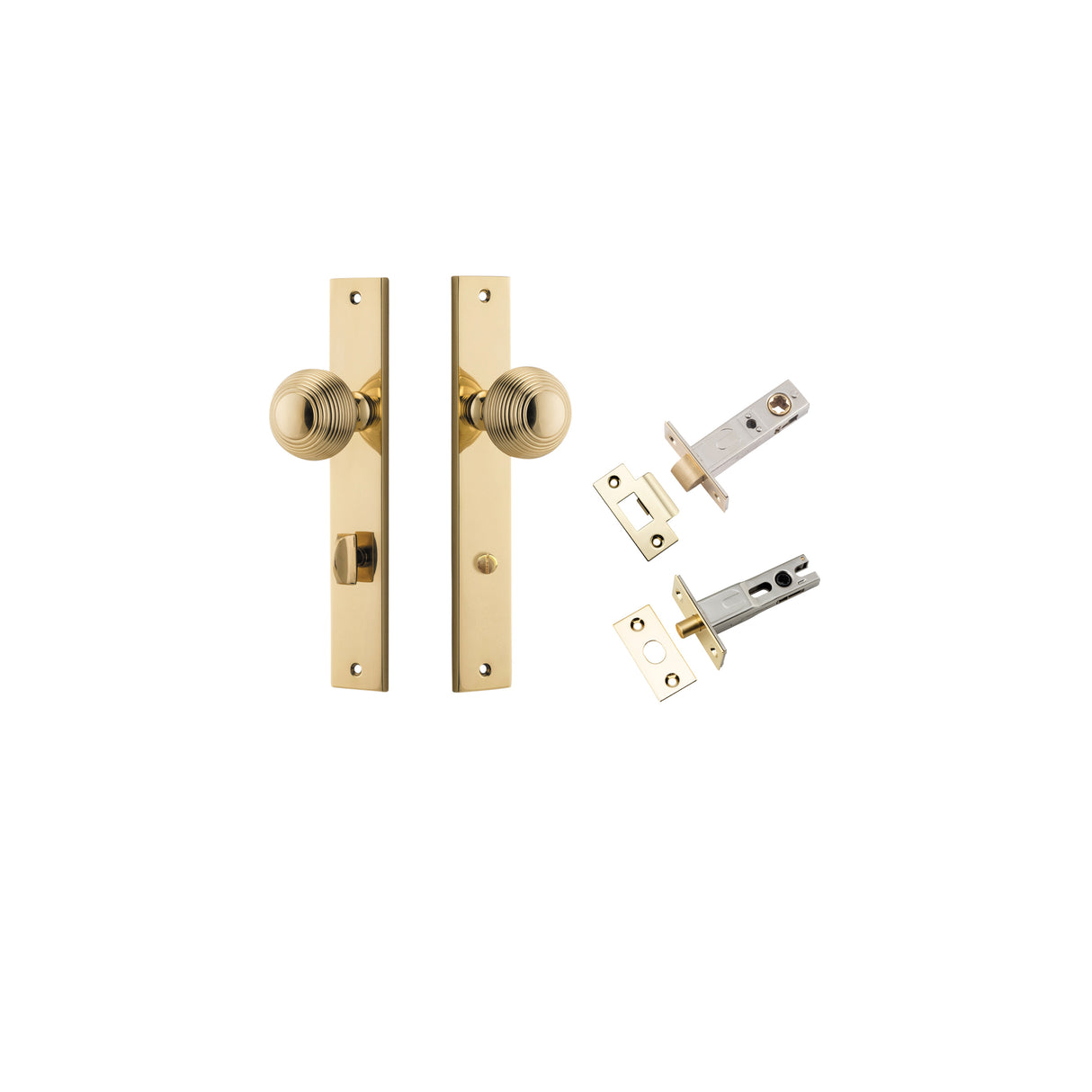 Iver Guildford Knob Rectangular Backplate - Complete Kits