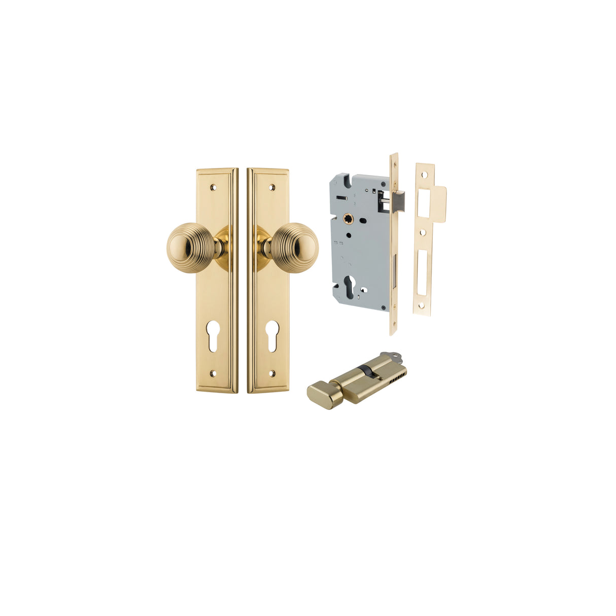 Iver Guildford Knob Stepped Backplate - Complete Kits