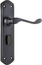 Tradco Windsor Door Lever Antique Copper Privacy