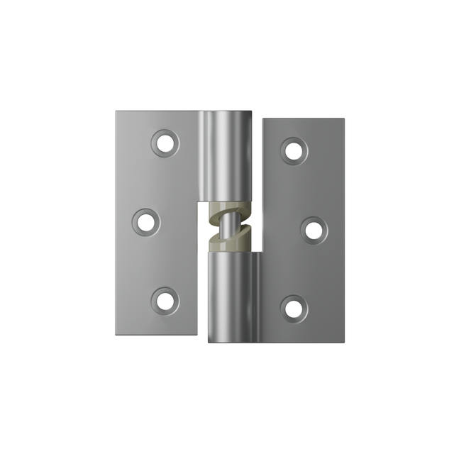 Metlam 106 Gravity Hinge – Satin Chrome Plate – Screw Fix (106)