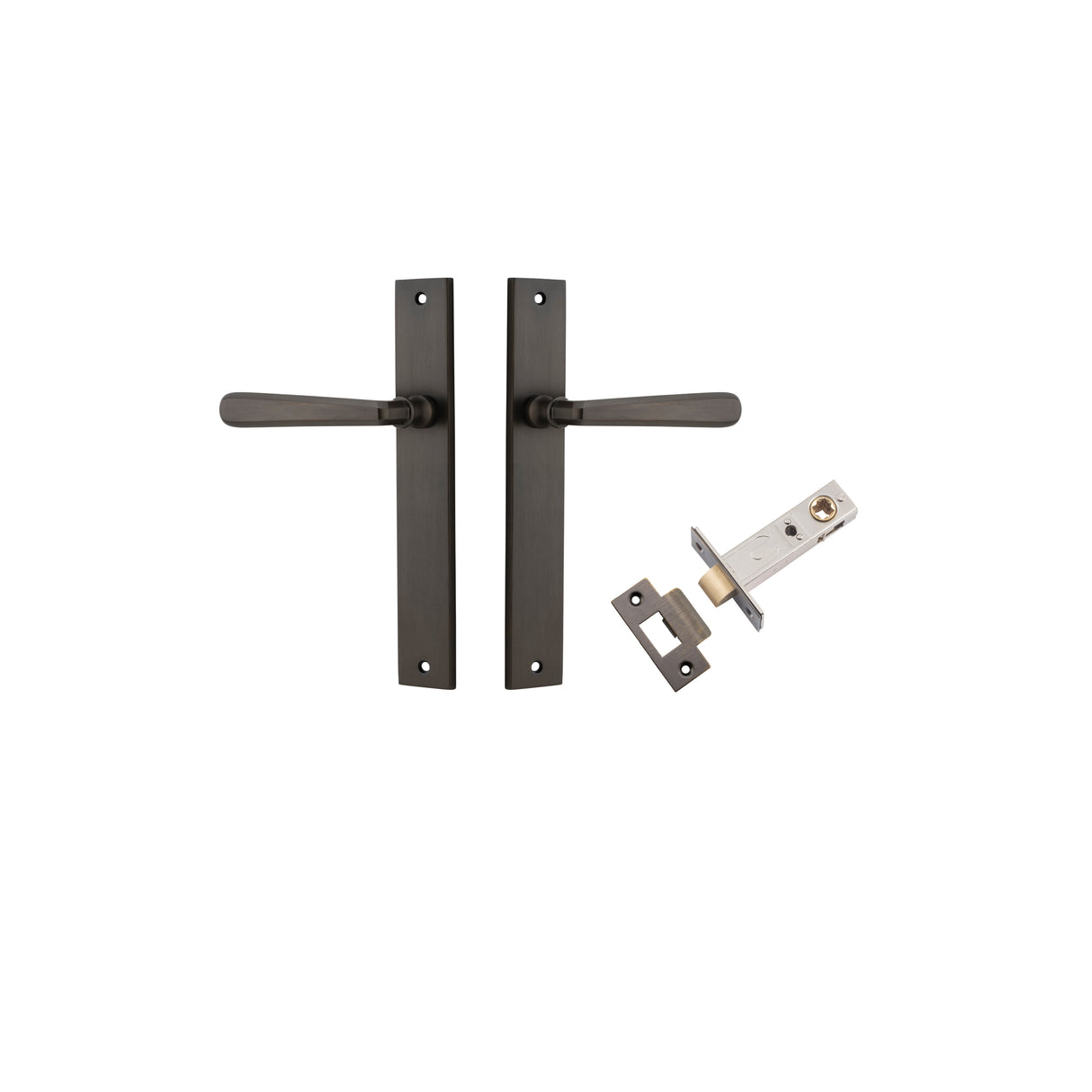 Iver Copenhagen Rectangular Backplate Lever - Complete Kits