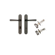 Iver Copenhagen Oval Backplate Signature Brass, Privacy Set - Complete