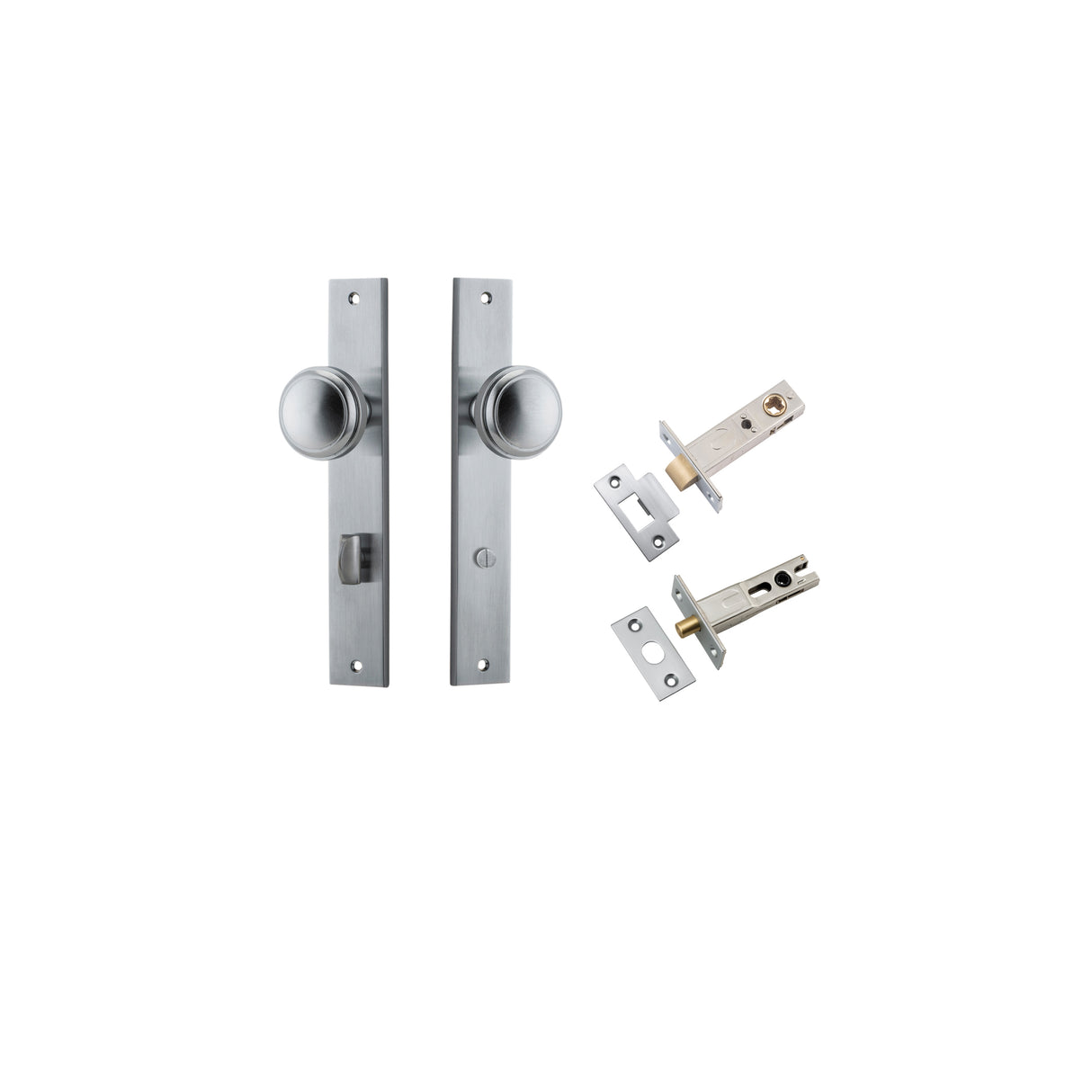 Iver Paddington Knob Rectangular Backplate - Complete Kits