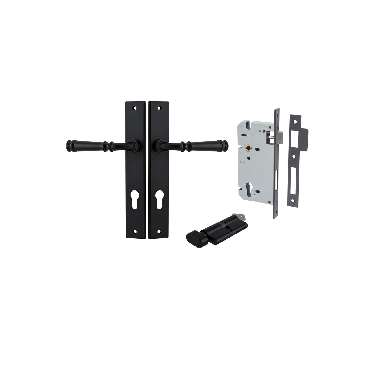 Iver Verona Rectangular Backplate - Complete Kits