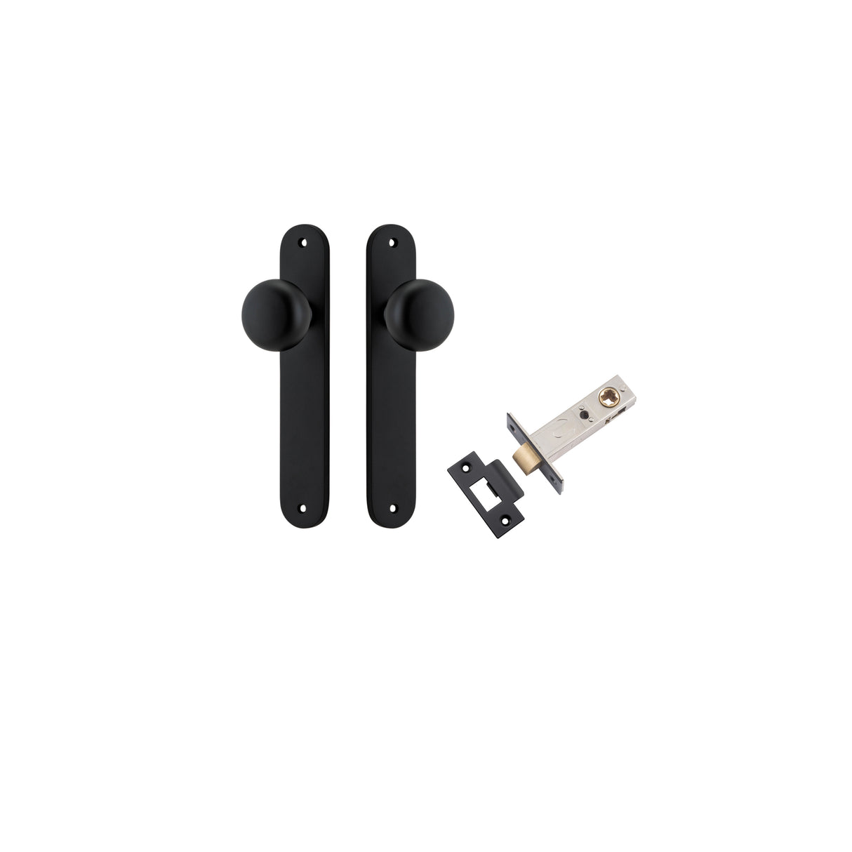 Iver Cambridge Knob Oval Backplate - Complete Kits