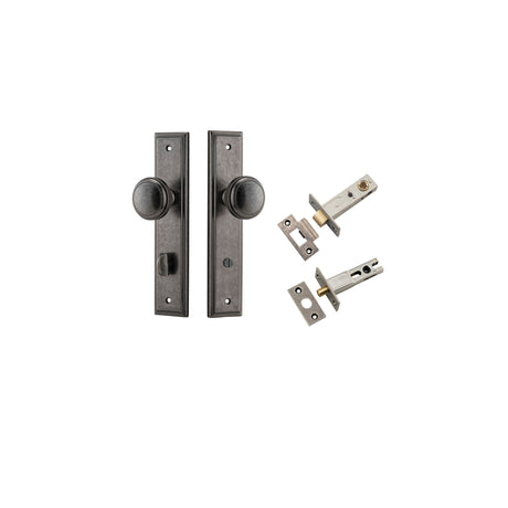 Iver Paddington Knob Stepped Backplate - Complete Kits