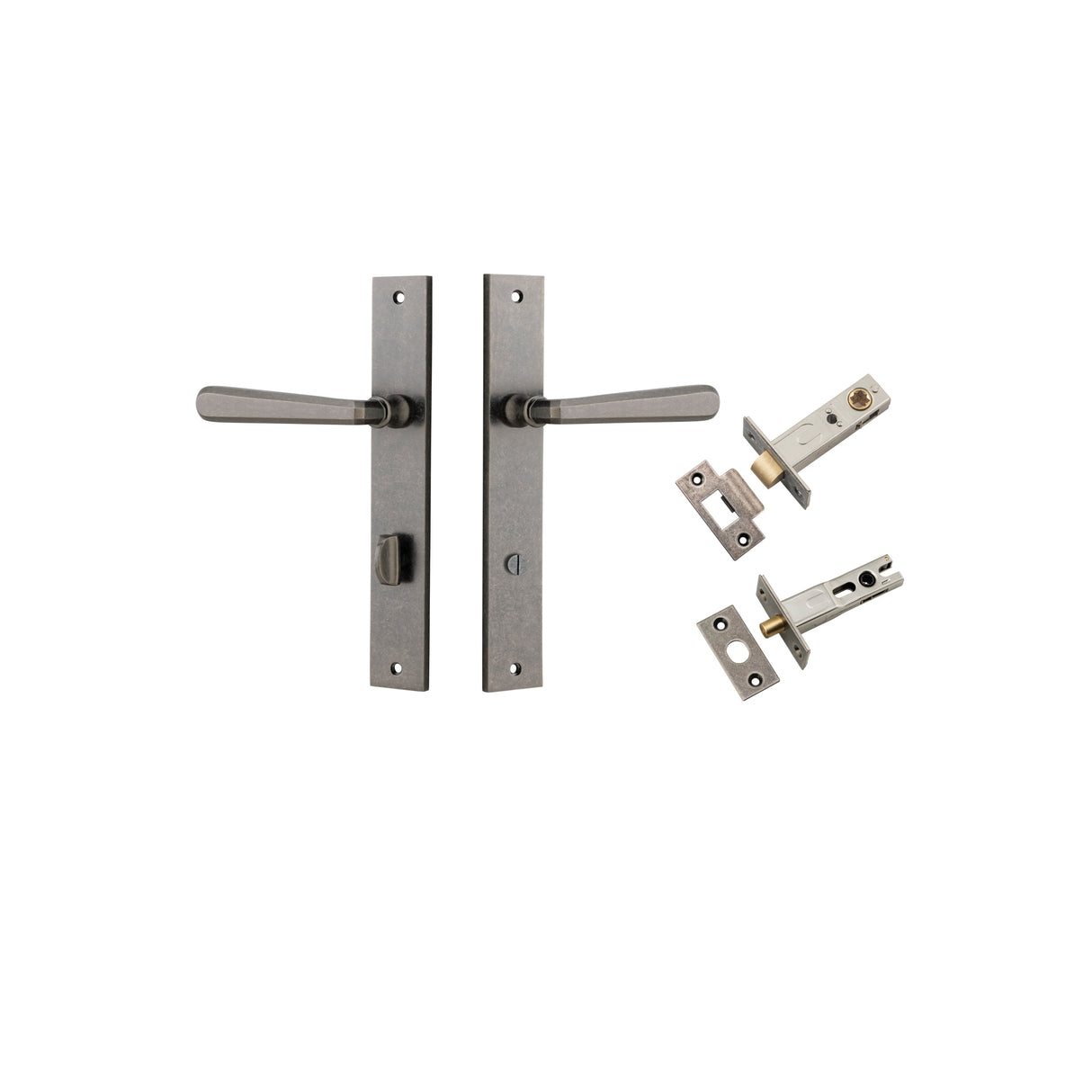Iver Copenhagen Rectangular Backplate Lever - Complete Kits
