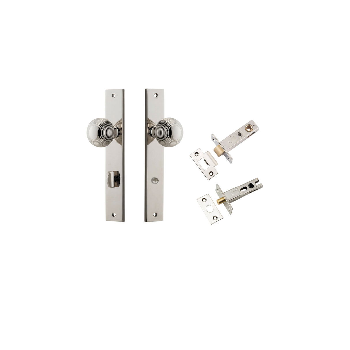 Iver Guildford Knob Rectangular Backplate - Complete Kits