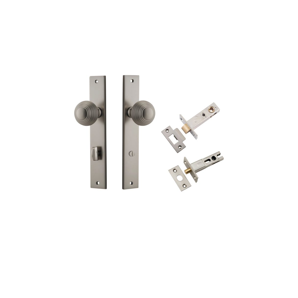 Iver Guildford Knob Rectangular Backplate - Complete Kits