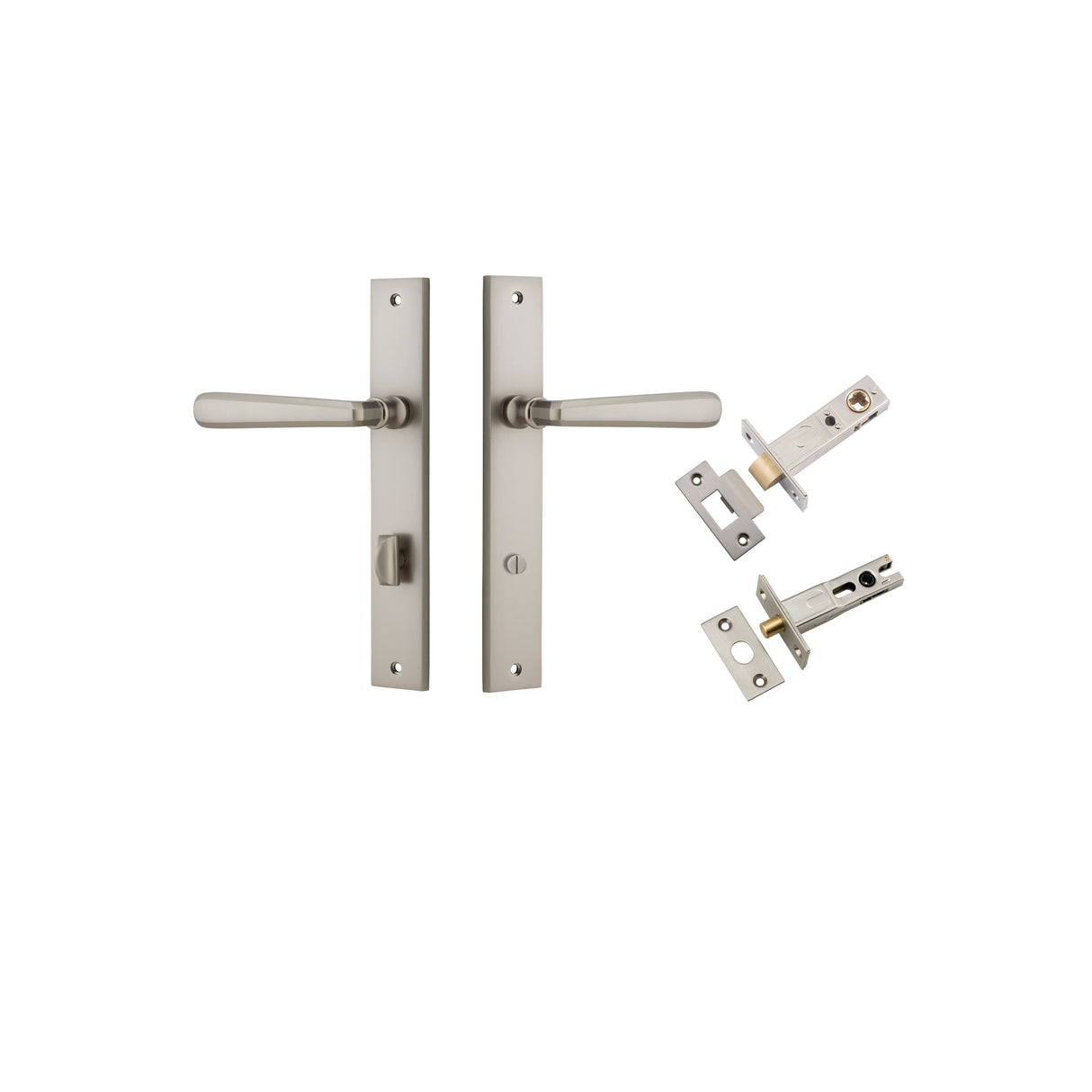 Iver Copenhagen Rectangular Backplate Lever - Complete Kits
