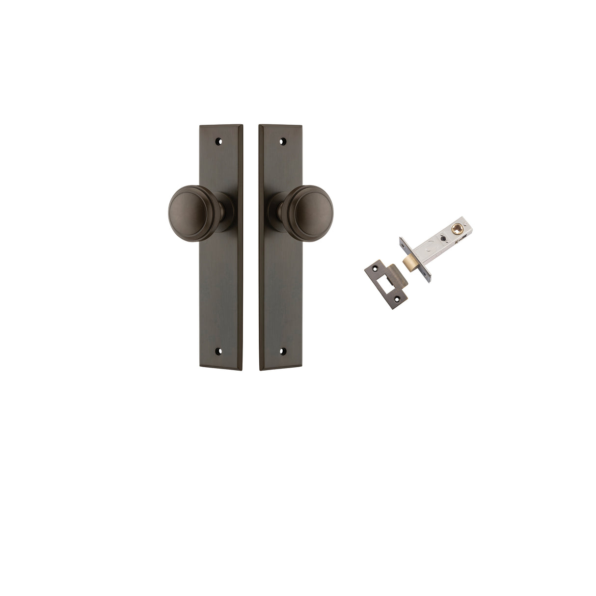 Iver Paddington Knob Chamfered Backplate - Complete Kits