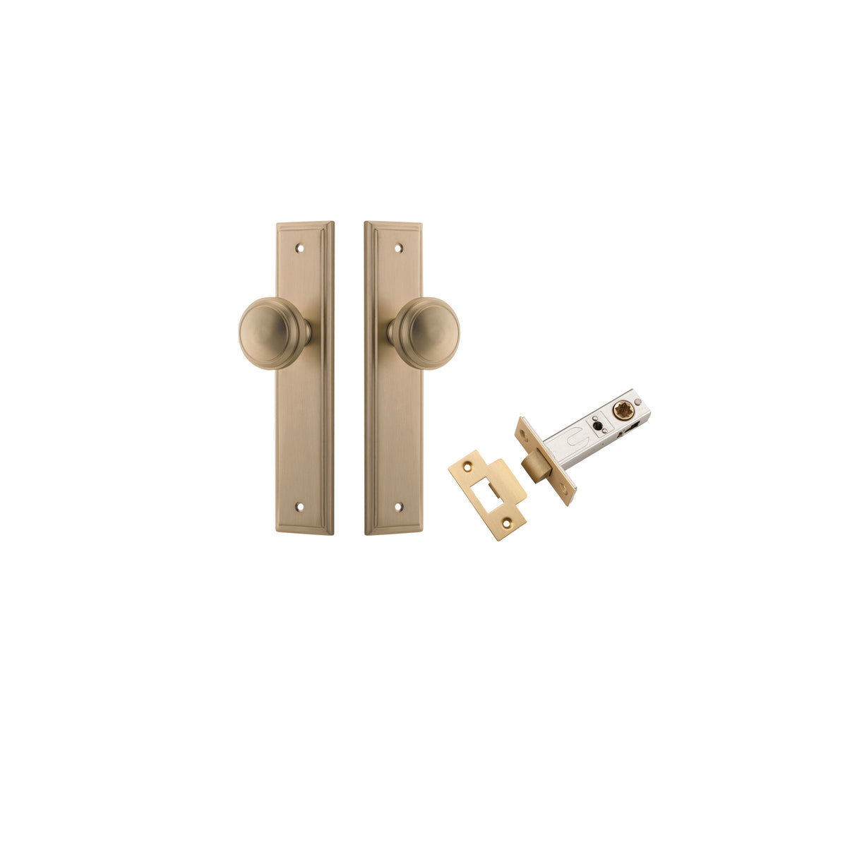 Iver Paddington Knob Stepped Backplate - Complete Kits