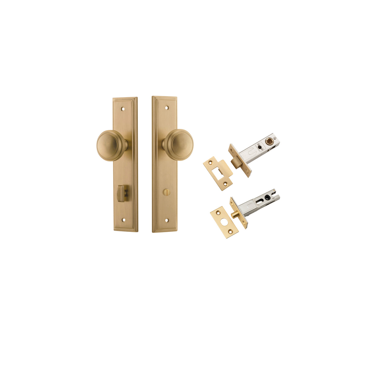 Iver Paddington Knob Stepped Backplate - Complete Kits