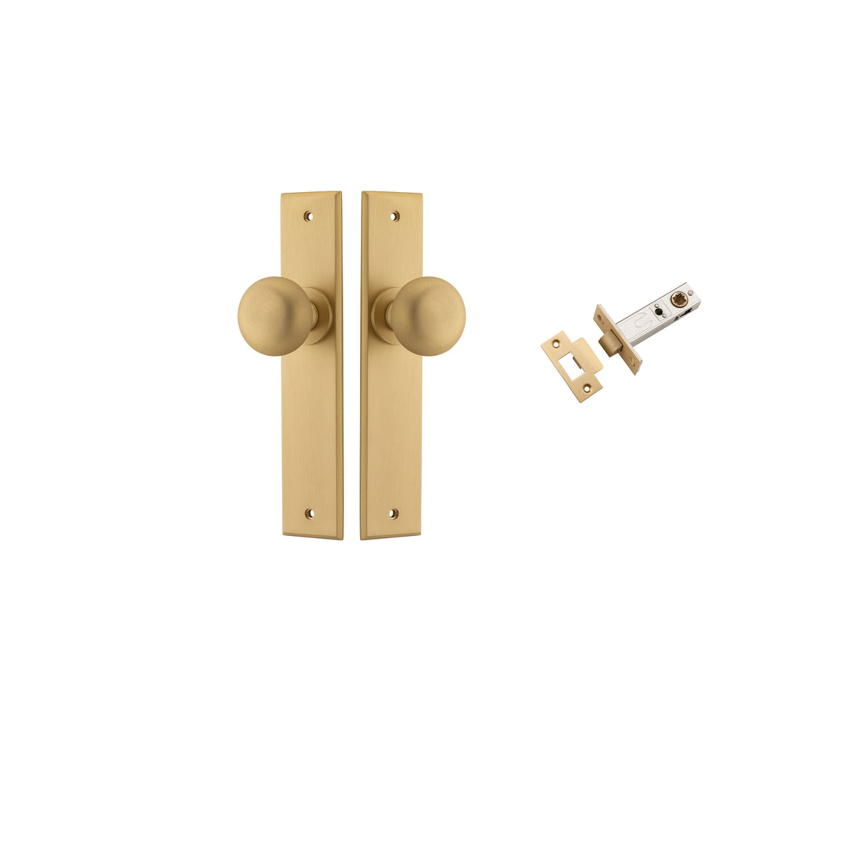 Iver Cambridge Knob Chamfered Backplate - Complete Kits