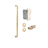 Iver Sarlat Pull Handle Entrance Kit, 600mm, Brushed Chrome