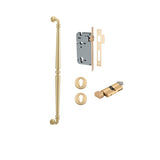 Iver Sarlat Pull Handle Entrance Kit, 600mm, Brushed Gold PVD