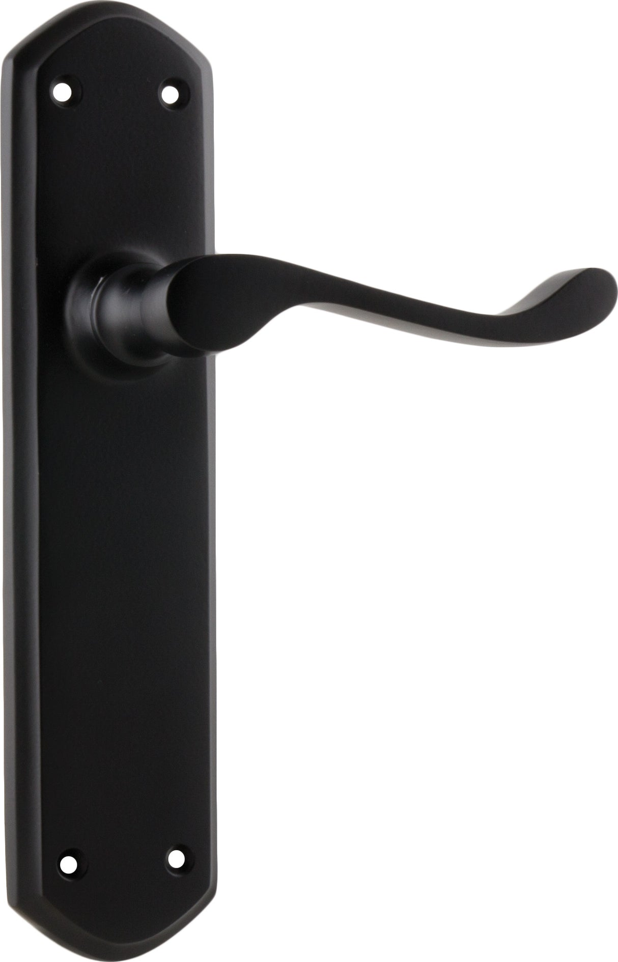 Tradco Windsor Door Lever Matt Black Latch