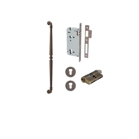 Iver Sarlat Pull Handle Entrance Kit, 600mm, Signature Brass