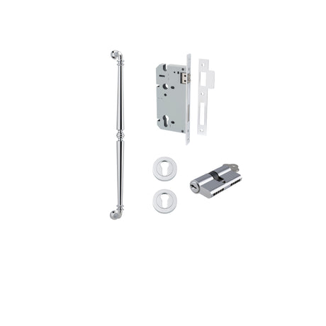 Iver Sarlat Pull Handle Entrance Kit, 600mm, Polished Chrome
