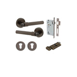 Iver Helsinki Round Rose Lever Set - Complete Kits