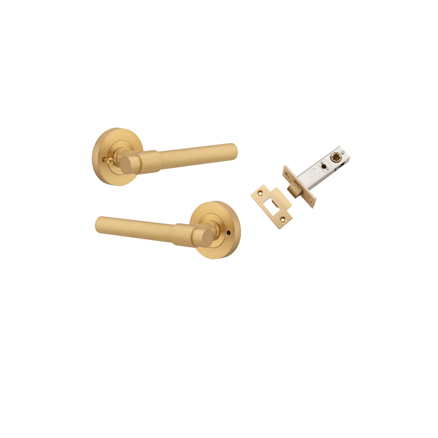 Iver Helsinki Round Rose Lever Set