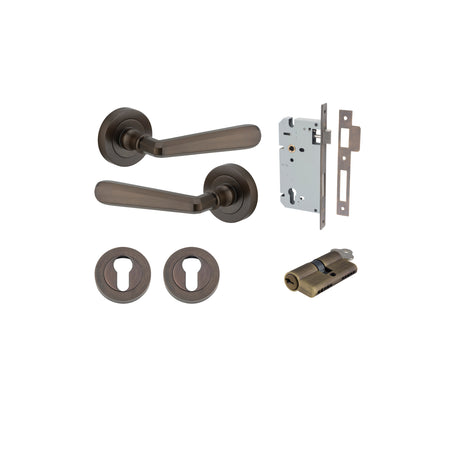 Iver Copenhagen Round Rose Lever Set - Complete Kits