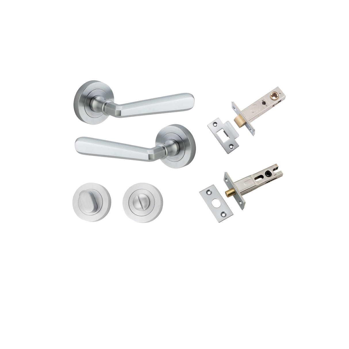 Iver Copenhagen Round Rose Lever Set - Complete Kits