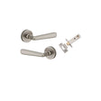 Iver Copenhagen Round Rose Satin Nickel, Passage Set - Complete