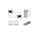 Iver Osaka Square Rose Lever Set - Complete Kits