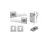 Iver Osaka Square Rose Lever Set - Complete Kits