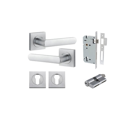 Iver Osaka Square Rose Lever Set - Complete Kits