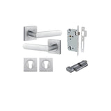Iver Osaka Square Rose Lever Set - Complete Kits