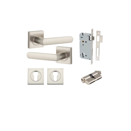 Iver Osaka Square Rose Lever Set - Complete Kits