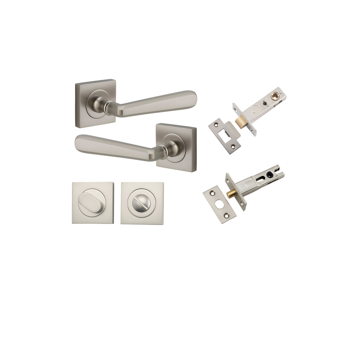 Iver Copenhagen Square Rose Lever Set - Complete Kits
