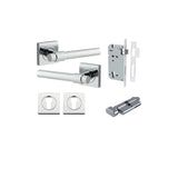 Iver Helsinki Square Rose Lever Set - Complete Kits