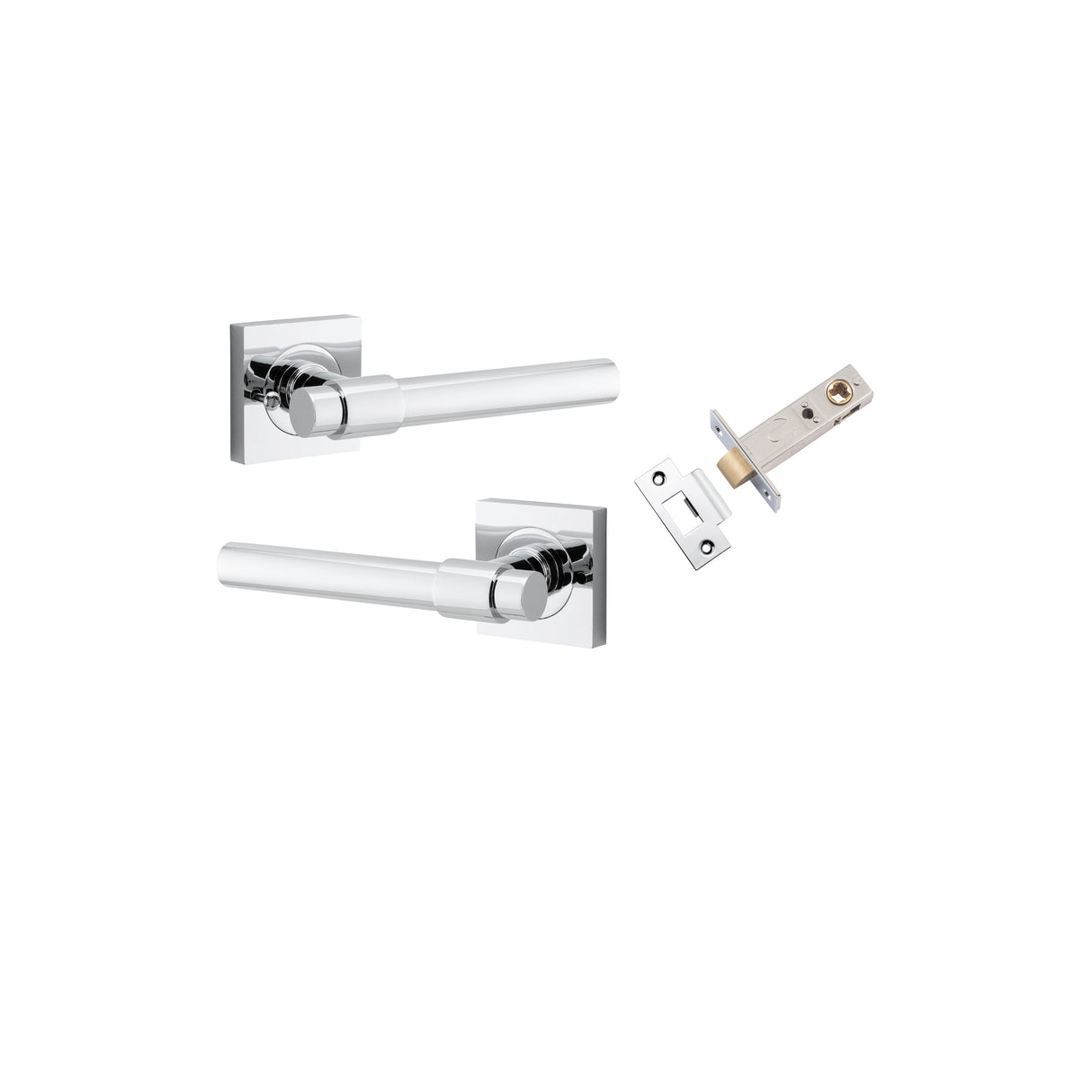 Iver Helsinki Square Rose Lever Set - Complete Kits