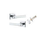 Iver Helsinki Square Rose Lever Set - Complete Kits