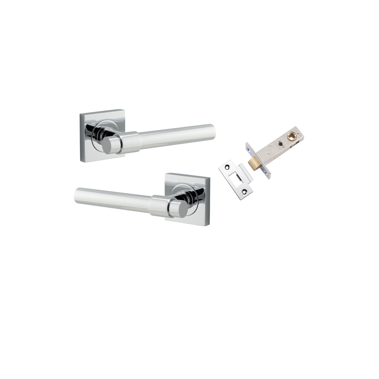 Iver Helsinki Square Rose Lever Set - Complete Kits