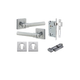 Iver Helsinki Square Rose Lever Set - Complete Kits
