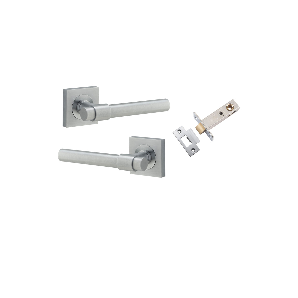 Iver Helsinki Square Rose Lever Set - Complete Kits