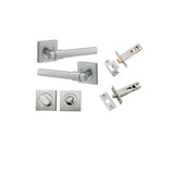 Iver Helsinki Square Rose Lever Set - Complete Kits