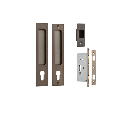 Iver Rectangular Sliding Door Pull Kit – Passage, Privacy & Entrance