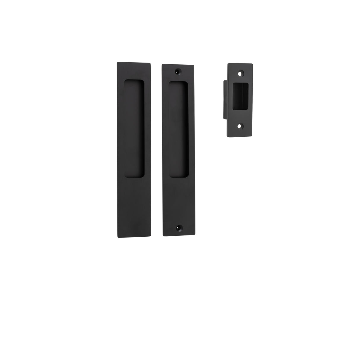 Iver Rectangular Sliding Door Pull Kit – Passage, Privacy & Entrance