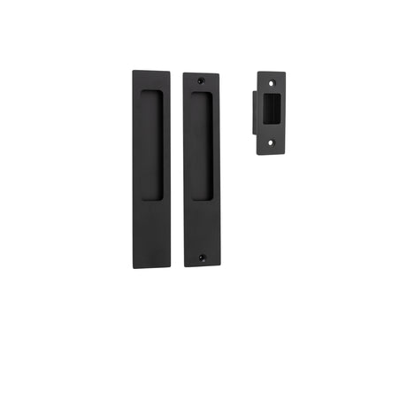 Iver Rectangular Sliding Door Pull Kit – Passage, Privacy & Entrance