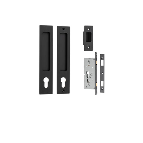 Iver Rectangular Sliding Door Pull Kit – Passage, Privacy & Entrance