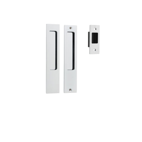 Iver Rectangular Sliding Door Pull Kit – Passage, Privacy & Entrance