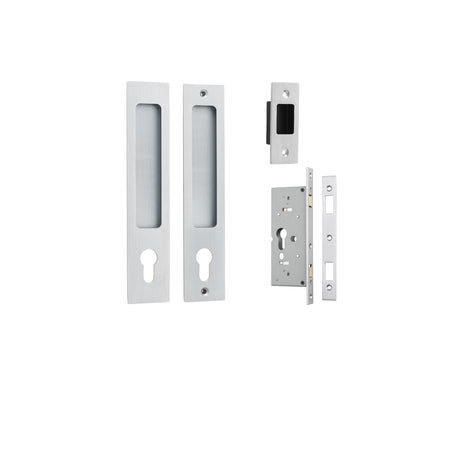 Iver Rectangular Sliding Door Pull Kit – Passage, Privacy & Entrance